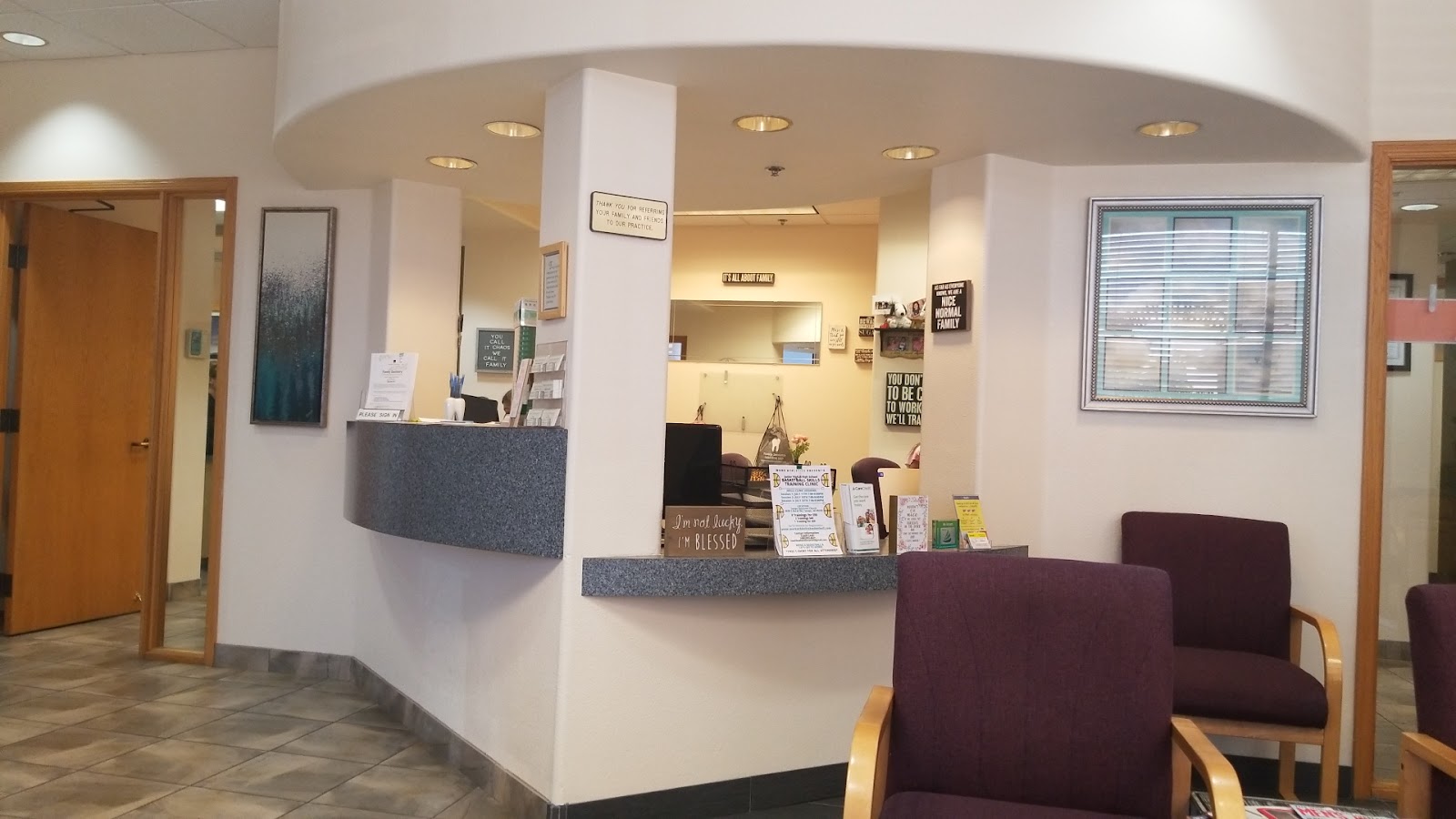 Family Dentistry office interior